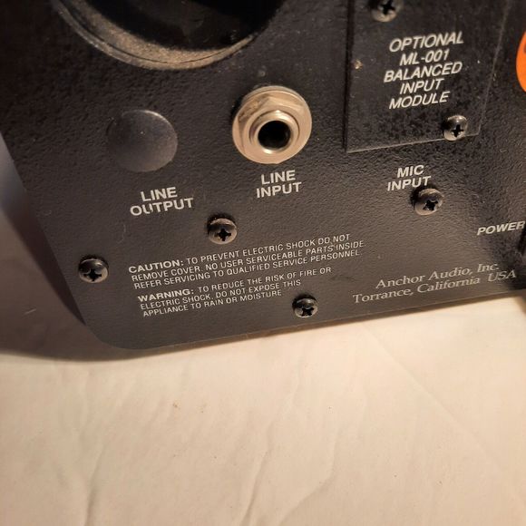 Anchor AN-1000 Powered Monitor - Powers ON, with Speaker Cables - Picture 10 of 13